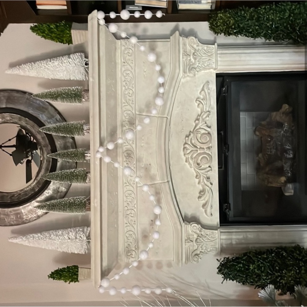 Christmas Sparkly White Garland